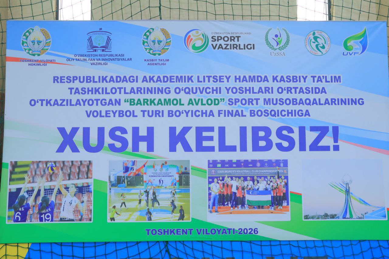 Voleybol bo‘yicha qizlar o‘rtasidagi Respublika final bosqichi davom etmoqda